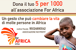 forAfrica locandina donazione